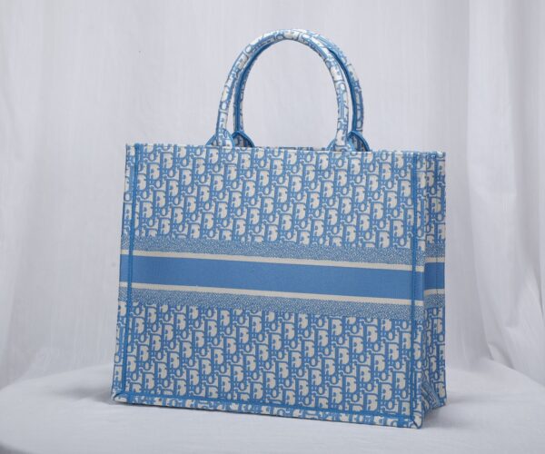 Dior Cornflower Book Tote Bag - Blue - Image 2