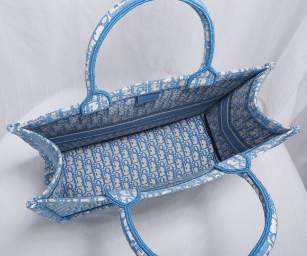 Dior Cornflower Book Tote Bag - Blue - Image 4