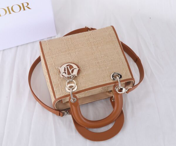 Dior Concubine Small Diana Bag - Brown - Image 3