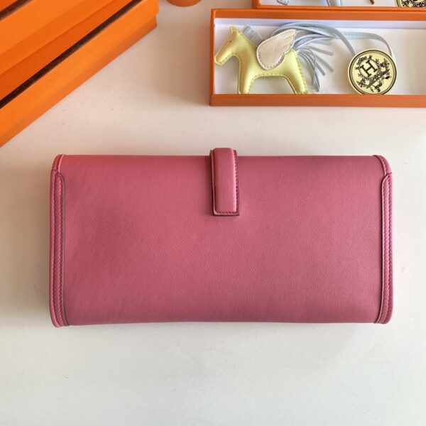 Hermes Jige Elan Sheepskin Lining Bag - Pink - Image 4