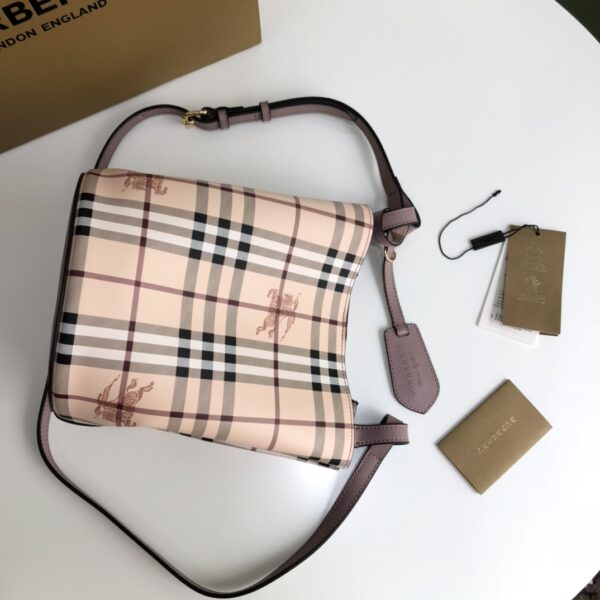 Burberry Lorne Bucket Crossbody Bag - Gray - Image 4