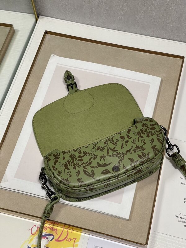 Dior Bobby East-West Handbag - Green Print - Image 4