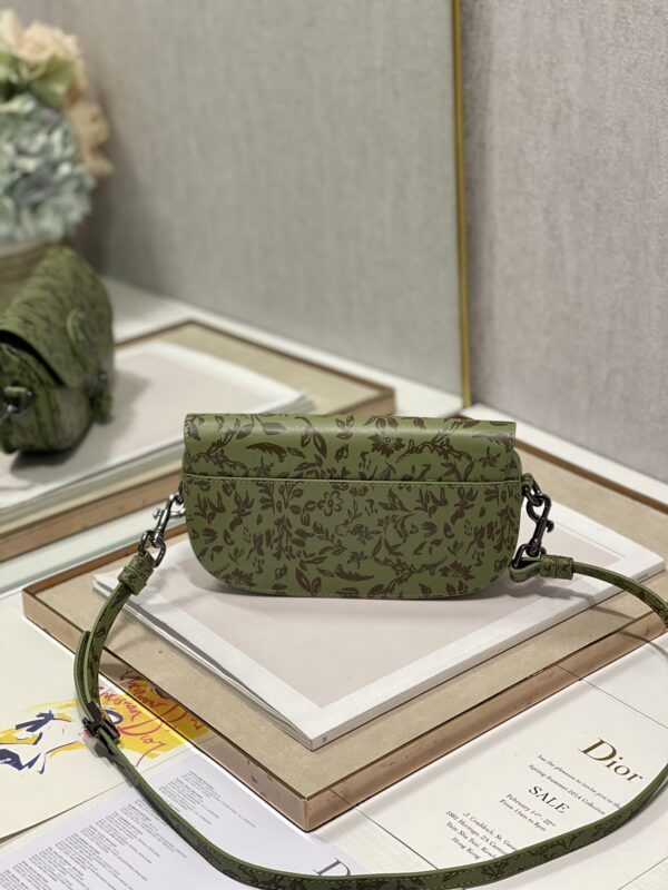 Dior Bobby East-West Handbag - Green Print - Image 5