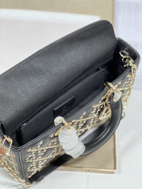 Dior Horizontal Diana Lady D−Joy Bag - Black - Image 5