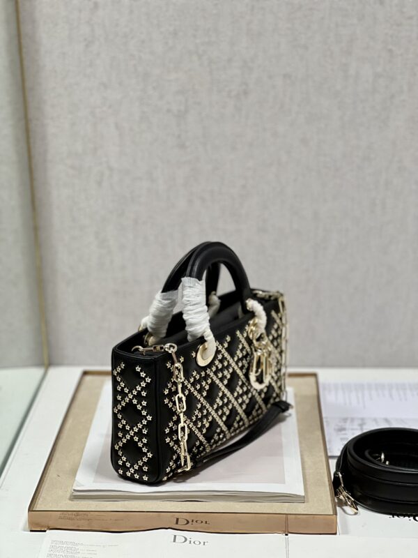 Dior Horizontal Diana Lady D−Joy Bag - Black - Image 4
