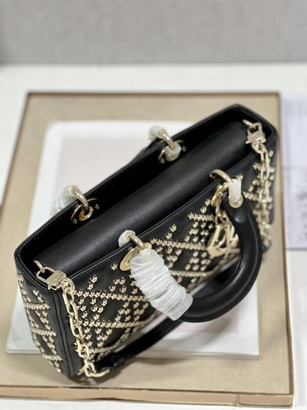 Dior Horizontal Diana Lady D−Joy Bag - Black - Image 2