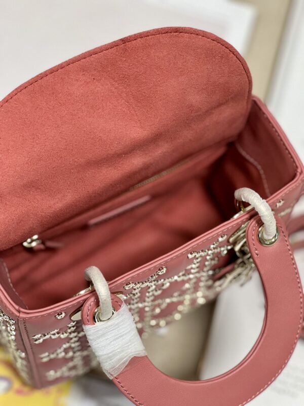 Dior Mini Lucky Star Shaped Rivet Beads Handbag - Red - Image 3