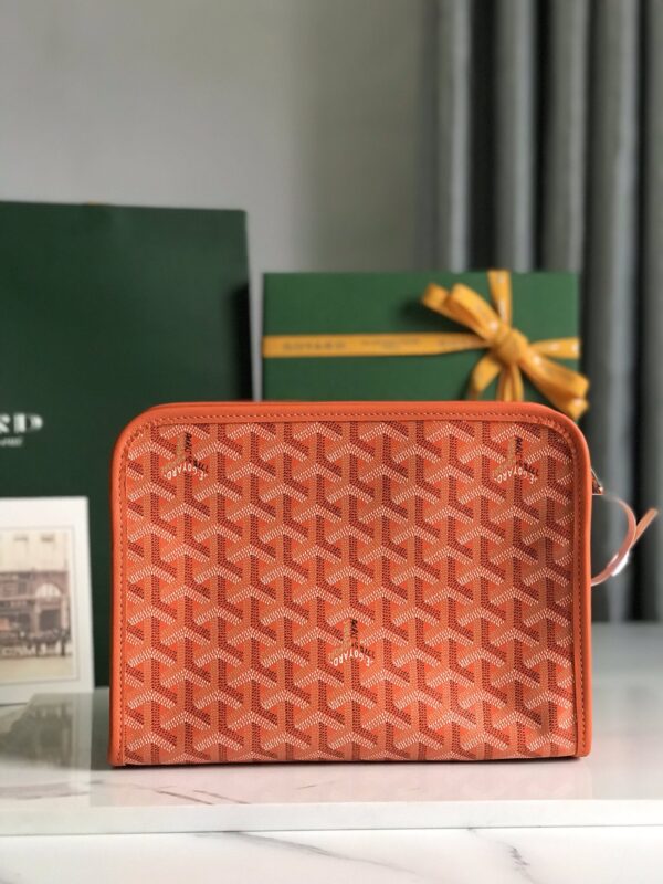 Goyard Jouvence Toiletry Bag - Orange - Image 5