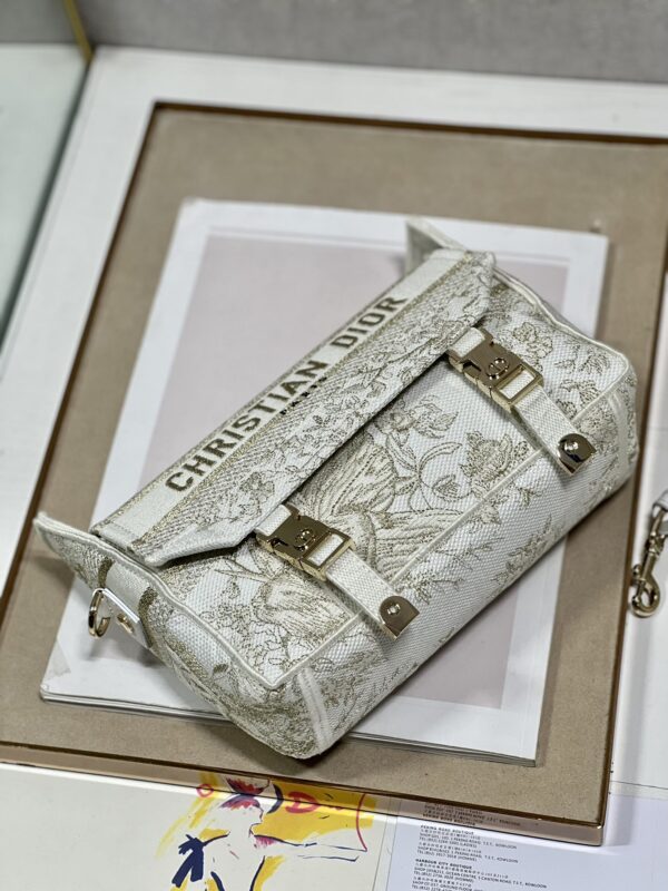 Dior Christian Paris Messenger Bag - Golden Magpie - Image 3