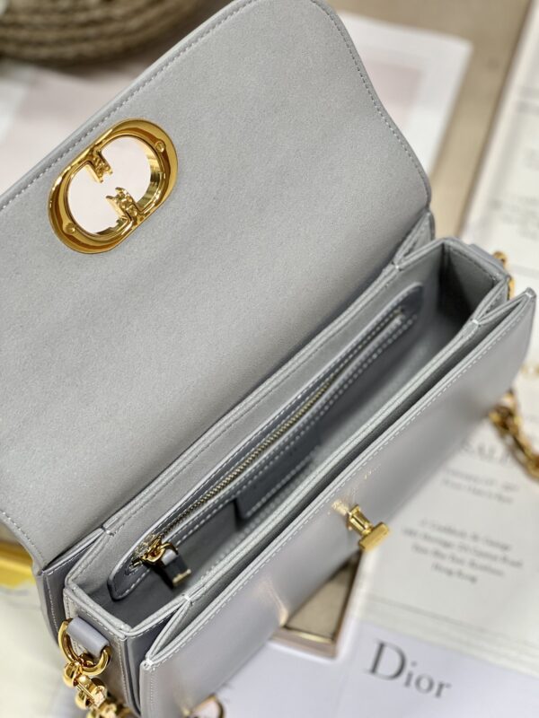 Dior Montaigne Avenue Enamel Chain Handbag -  Gray - Image 2