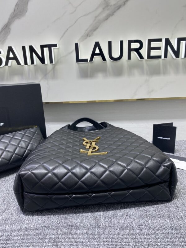 YSL Yves Saint Laurent's High-Grade NAPPA Handbag - Black - Image 3