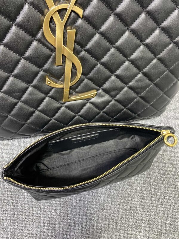 YSL Yves Saint Laurent's High-Grade NAPPA Handbag - Black - Image 2