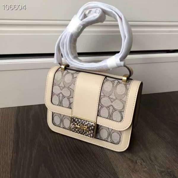 Coach Alie Series Small Handbag - Cream - Image 4
