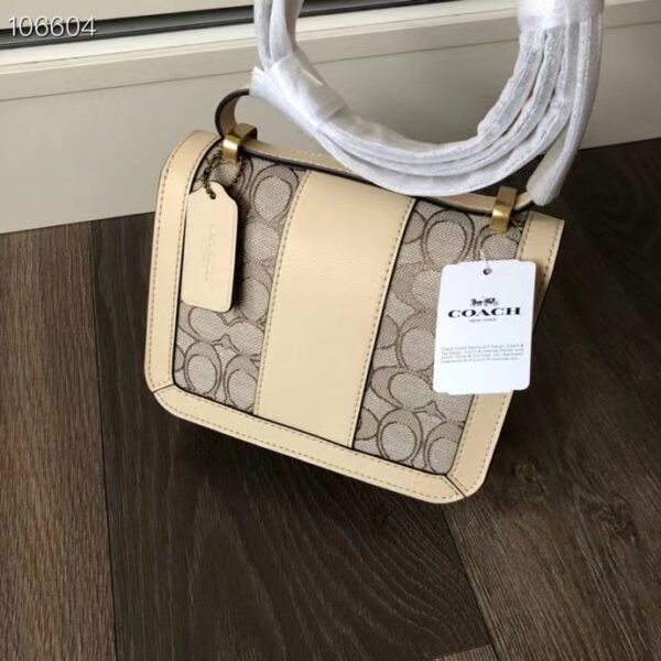 Coach Alie Series Small Handbag - Cream - Image 3