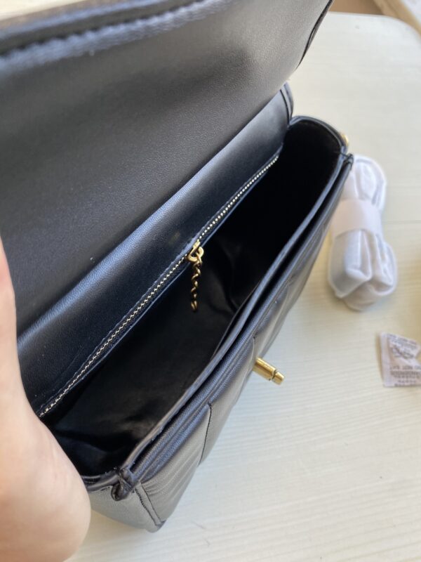 Coach Willis Mini Fat Messenger Handbag - Black - Image 2