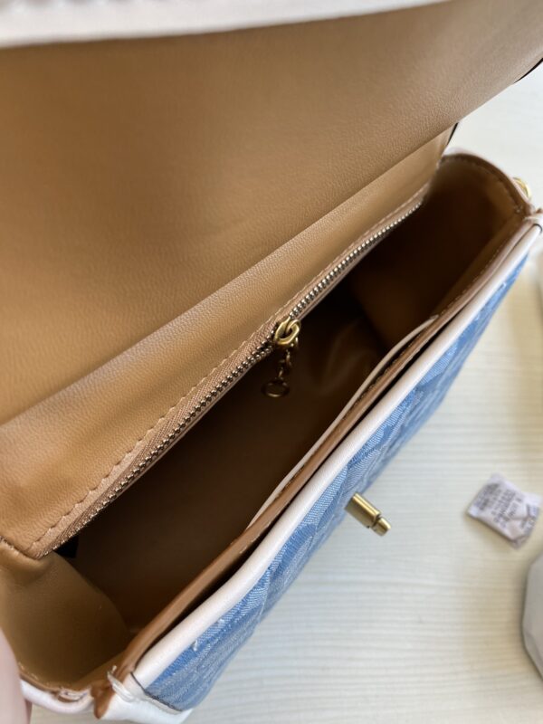 Coach Willis Mini Fat Messenger Handbag - Blue - Image 2