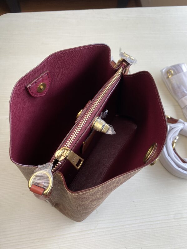 Coach Willow Bucket Small Bucket Bag - Maroon - Image 2