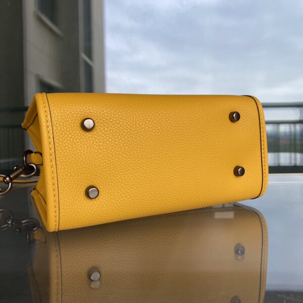 Coach Snoopy Versatile Handbag - Yellow - Image 3