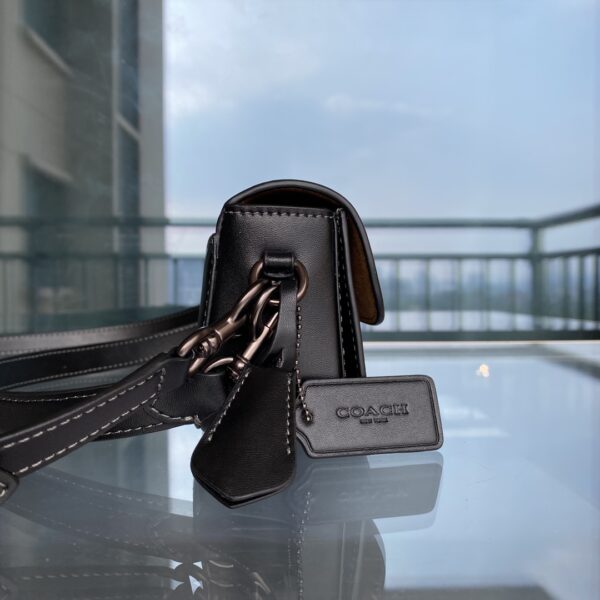 Coach Studio Baguette Crossbody Bag - Black - Image 4