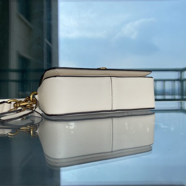 Coach Studio Baguette Crossbody Bag - White - Image 3