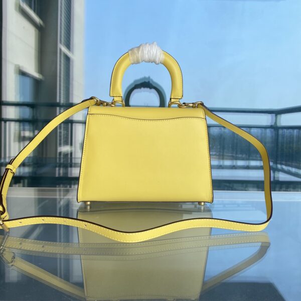 Coach Studio Sammy Handle Crossbody Handbag - Yellow - Image 5