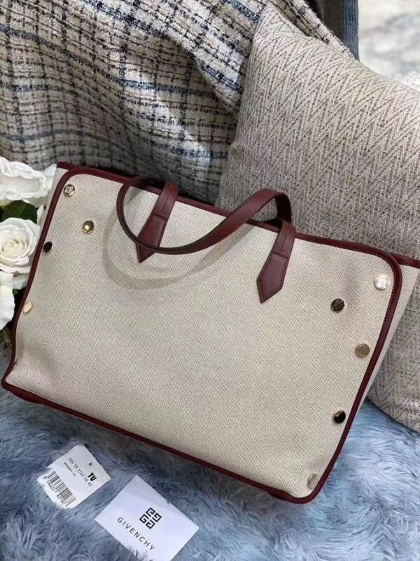 Givenchy Bond Canvas Shopping Bag - Brown - Image 5