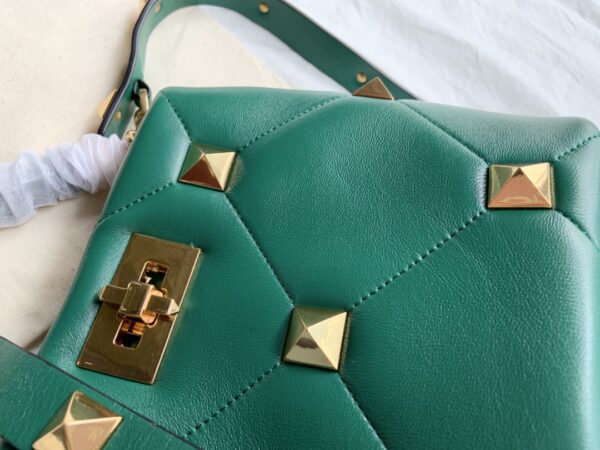 Valentino Big Nail Series Bucket Bag - Green - Image 2