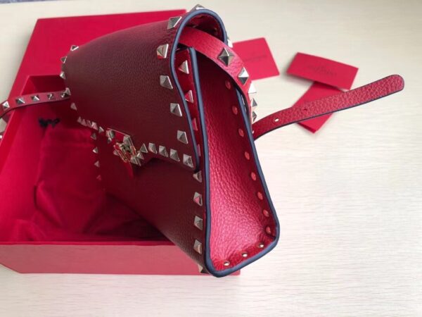 Valentino Messenger Bag With Tumble Pattern - Big Red - Image 5
