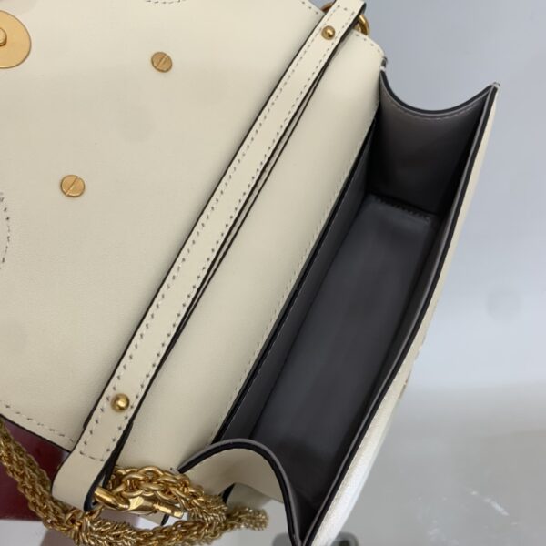 Valentino Garavani Mini Loo Calfskin Handbag - White - Image 4