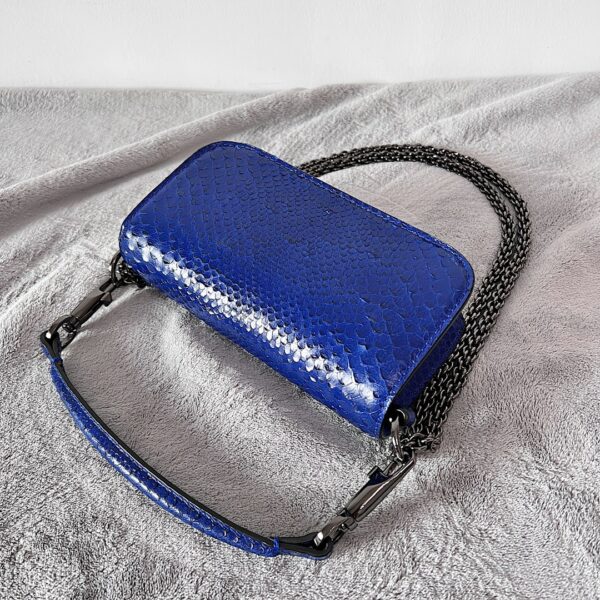 Valentino Mini Locò Crystal Decorated Handbag - Royal Blue - Image 5