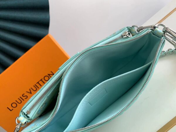 Louis Vuitton Multi Pochette Accessoires Handbag - Blue - Image 4